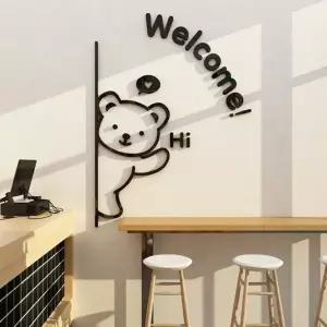 매장 웰컴 스티커 welcome 카페 창문스티커 레터링 글자 시트지