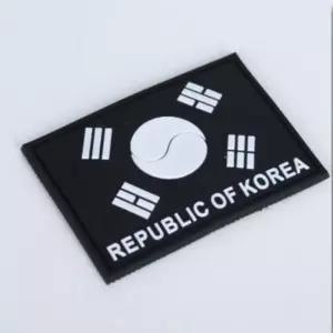 [룽스_62]야광 태극기 태극기뱃지 패치 찍찍이 와펜 기념