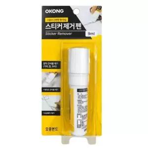 ( )스티커제거펜 9ml 주차딱지제거 차량스티커제거 테이프자국제거 스티커리무버