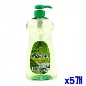촉촉한 알로에 주방세제 1kg x5개