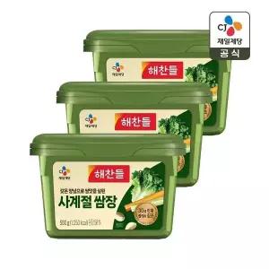 [CJ제일제당]해찬들 사계절 쌈장 500g x3개