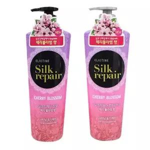 [룽스_62]샴푸 린스 550ml 벚꽃 샴푸세트 머리 헤어 관리