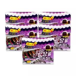 우리집 신발장을 지켜줘 숯 탈취제 탈취겔 신발장용 250g 5개
