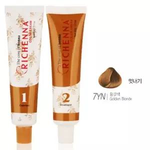 [룽스_62]부드러운향 헤어 염색약 7YN 헤나추출물 황갈색