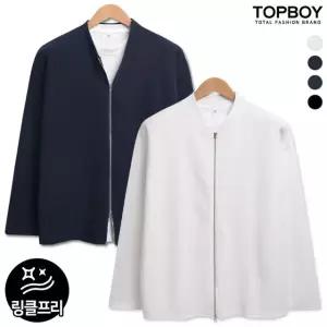 [탑보이] 버블 투웨이 오버핏 집업 (LW071)