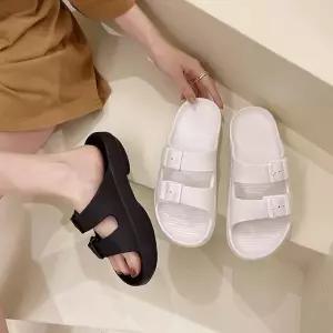 |CCS8003|커플 슬리퍼 두 가지 색상 버클 디자인