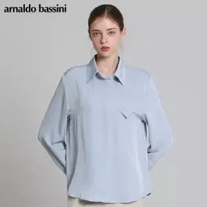 [아날도바시니(ARNALDO BASSINI)] 샤무드 아웃포켓 루즈핏 셔츠 (택가격: 198000원)