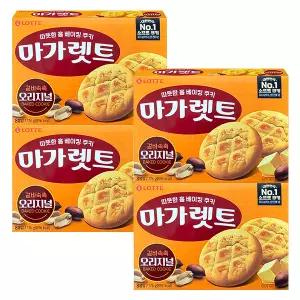 롯데 마가렛트 오리지널 176g 4개 겉바속촉 간식