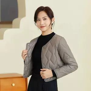 미니 경량 누빔 여성 도톰한 조끼 재킷 패딩 블랙 카키