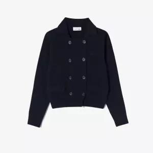 라코스테 여성여성 더블 자켓형 가디건 AF190E56GHDE