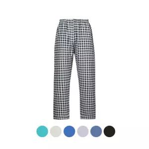 파파브로 남성 인견 체크 9부 파자마 바지 HW-UW-9101