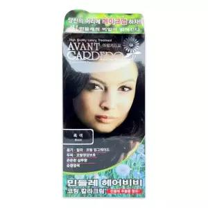 [룽스_62]민들레 헤어코팅 염색용 칼라크림 흑색 80g-O