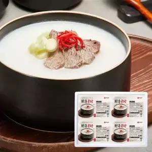 국제식품 16시간 진한육수 보양식품 한우고기 한우곰탕 1kg 4팩