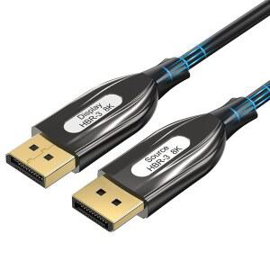 DP단자 10MECHATRONICS15MECHATRONICS20M 8K 광섬유 디스플레이포트 케이블 VR 4GBPS 60HZ 3D 비주얼 144HZ 4K 32 고속 헤드셋