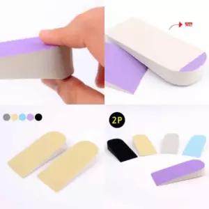 2.5cm 스폰지 깔창 2P 키높이밴드 운동화뒤꿈치패드 구두밑창 남자깔창 신발밑창 퍼플