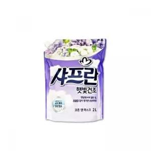 햇빛에 자연건조한 사프란 향 섬유 리필용 코튼 세탁세제 유연제 캡슐세제 베이킹소다