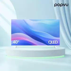 팝뷰 QLED 101cm(40인치) 화이트 구글 스마트 TV GTWV400FHDQ11