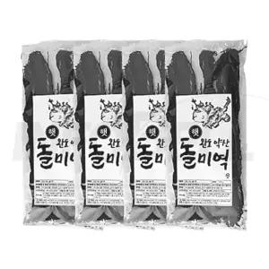 완도 약산 햇 돌미역 국내산 완도산 산모미역 프리미엄 마른미역 간편 개별 포장 소포장 건 미역 4팩