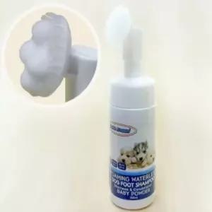 헬로도기 풋 거품샴푸 베이비파우더향 150ml 강아지 미용 목욕 반려 동물 애견 브러쉬 빗 털관리 용품