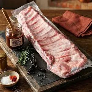 [바라던]미국산 살코기 많은 리테일팩 로인립 돈등갈비 쪽갈비 2.7kg 1팩