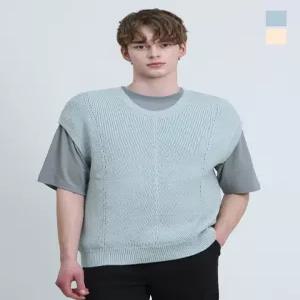 [원더플레이스][나우앤투모로우(NNT)] ASYMMETRY COTTON VEST (택가격 49900원)