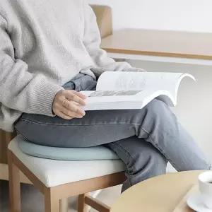 북카페사무실 공부집중 고밀도 메모리폼 원형쿠션방석 학생 미용 부드러운