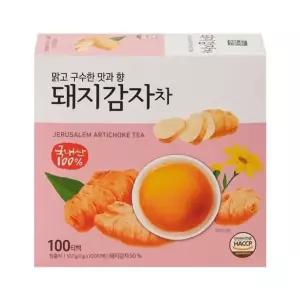 국내산 돼지감자차 100 티백 건강 사무실차 국산 침출차