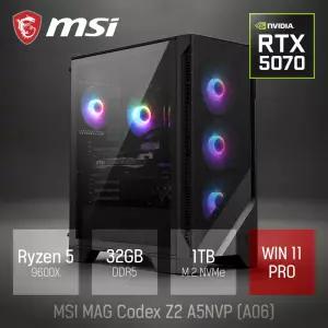 ⓒ MSI MAG Codex Z2 A5NVP A06 R5-9600X 32GB 1TB WIN11 / 고성능 영상편집 게이밍 포토샵 캐드 브랜드PC