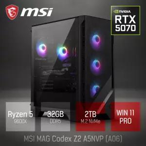 ⓒ MSI MAG Codex Z2 A5NVP A06 R5-9600X 32GB 2TB WIN11 / 고성능 영상편집 게이밍 포토샵 캐드 브랜드PC