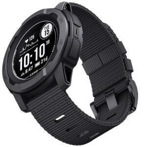 Garmin Instinct 2/2X/3 시계 밴드용 견고한 나일론 Solar/Esports 전술 45/50mm 내구성 통기성 손목