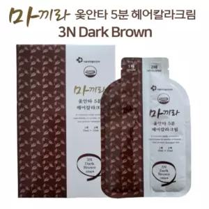 마끼라 옻안타 5분 헤어칼라염색약 전문가용 마끼라 옻안타 5분 헤어 칼라크림 30ml 5개입뿌리 흰머리 부분염색 30ml 5개입