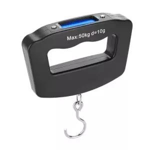 휴대용 디지털 저울 50kg 용량 10g 정밀도 LCD 디스플레이 경량 및 컴팩트 여행 낚시 DIY 프로젝트 가정