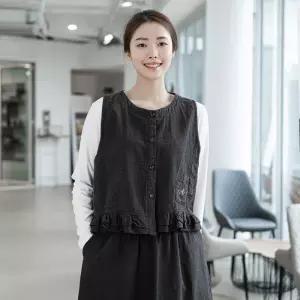 모슬린 엄마옷 면 윙 생활한복 조끼 613CVB215 중년여성/50대/60대/70대/빅사이즈/할머니옷 583855Moony