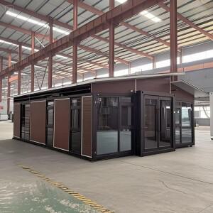 20피트 확장형 이동식 철골 구조 주택 소형 접이식 컨테이너 하우스 아파트 호텔