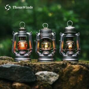Thous Winds Memory Oil Lamp 메모리 오일 램프, 야외 휴대용 미니 캠핑 랜턴, Emotion 레트로 조명, 하이