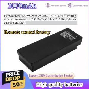 Scanreco 590 592 960 790 RSC7220 1026 Palfinger Kranfunksteuerung 리모컨 배터리용 7.2V/2000mAh
