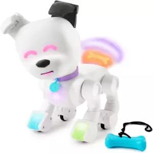 다채로운 LED 조명 200개 이상의 소리 및 반응 앱 연결 연령 6세 갖춘 Dog-E 인터랙티브 로봇 강아지