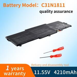 BVBH 노트북 배터리 ASUS BX433FN UX433FN-2S ZenBook 14 UX433FA-A5046R 0B200-03080000 4335mAh C31N1811