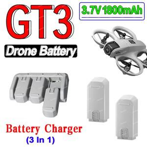 LSRC GT3MAX / GT3 드론용  배터리 3.7V 1800mAh RC 쿼드콥터 교체 액세서리 부품