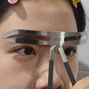 [룽스_62]눈썹그리기틀 여자눈썹그리기 눈썹가이드 산형