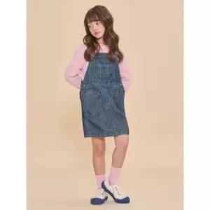 빈폴 키즈 데님 코듀로이 오버롤 원피스 블루 (BI4X71G91P) 여아 피스 4X71G91P 45