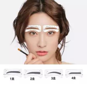 [룽스_62]눈썹스티커 눈썹가이드 눈썹모양틀 눈썹틀