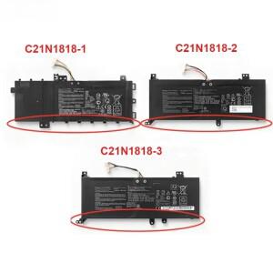 새로운 C21N1818-1/2/3 노트북 배터리 ASUS VivoBook 15 X512DA