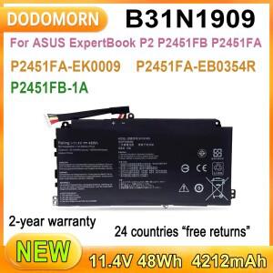 ASUS ExpertBook P2 P2451FB-1A P2451FA-EK0009/EB0354R 0B200-03670000 48Wh 4212mAh 고품질용 새 노트북