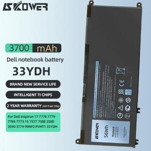SKOWER 56Wh 33YDH 배터리 Dell G3 3579 G5 5587 G7 7588 Inspiron 15 7577 17 Latitude 3380 3490 Vostro