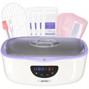 손과 발용 선비비 파라핀 왁스 머신 4000ml 대용량 핸드 목욕 8PCS 리필 보습 키트 자동 시간으로 관절염에