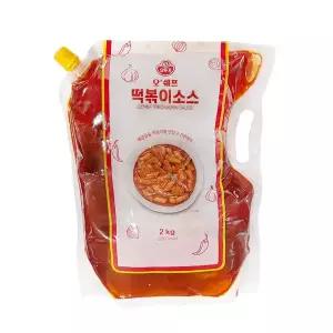 오뚜기 오쉐프 떡볶이소스 2kg/ 2개