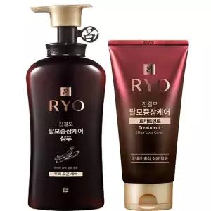 려 진결모 탈모증상케어 샴푸 490ml+트리트먼트 300ml 두피 모근 모발손상 고영양