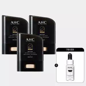 AHC 마스터즈 에어리치 선스틱 14g 3개+(증정)프로샷 세럼 5ml