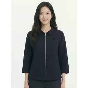 [하프클럽/크로커다일레이디]네이비 베이직 카라넥 점퍼 CLBMJP212